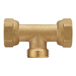 Té écrou libre 01775 Ø E3/8-E3/8-M3/8 mm