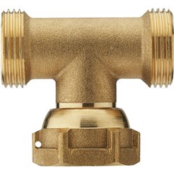 Té écrou libre 01780 Ø M3/8-M3/8-E3/8 mm