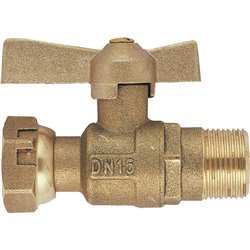 Robinet 1/4 tour droit 05893 Ø M3/4 mm