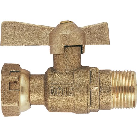 Robinet 1/4 tour droit 05892 Ø M1/2 mm
