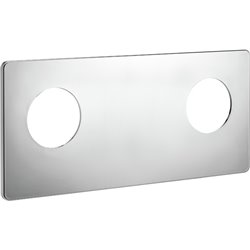 Cache chromé pour platine douche 07799