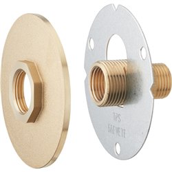 Raccord droit R-Fix extérieur confort brut platine seule 07779 Ø M1/2 mm