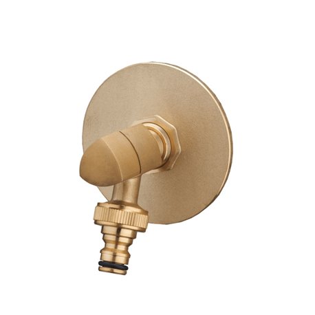 Raccord droit R-Fix extérieur confort brut pack avec robinet design 07722 Ø 12 mm à sertir