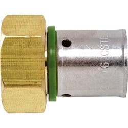 Raccord À sertir Femelle écrou tournant 17002 Ø 16-3/8 mm