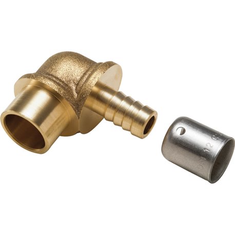 Raccord À sertir Coude PER - Cuivre 17130 Ø PER12-CU12 mm