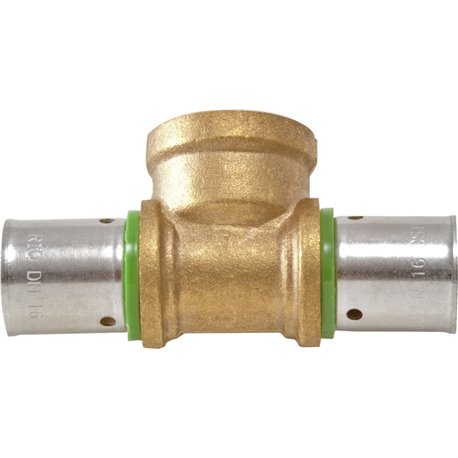Raccord À sertir Té femelle 17150 Ø 12-1/2-12 mm