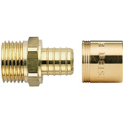 Raccord À glissement Mâle fixe 16021 Ø 12-1/2 mm