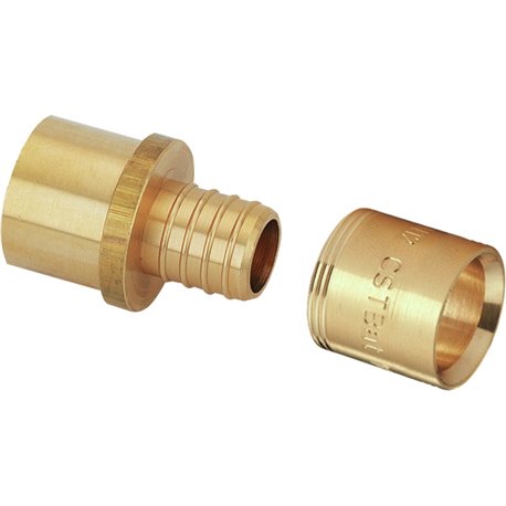 Raccord À glissement Union PER-Cuivre 16204 Ø PER20-CU16 mm