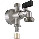 Raccord À glissement Applique piquage confort avec robinet 16338 Ø 3/8-3/4-PER 12 mm