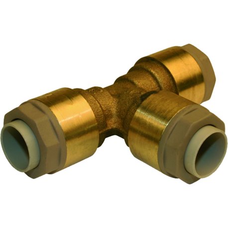 Raccord Push Fit Té 19164 Ø 18 mm