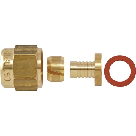 Raccord femelle pour tuyau PER À compression 14364 Ø 16x20 mm