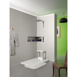 Receveur de douche Kinematic intérieur anti-dérapant cm 100x80