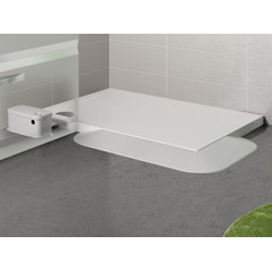 Receveur de douche Kinematic extérieur Pompe à gauche 100x80 cm