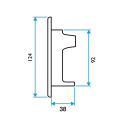 Grille extérieure GEB 100 Blanc