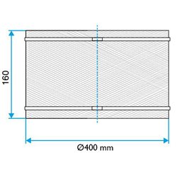 Raccord souple RS ⌀400 mm