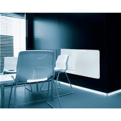 Radiateur à inertie Design-W 750 Blanc 800 Watts