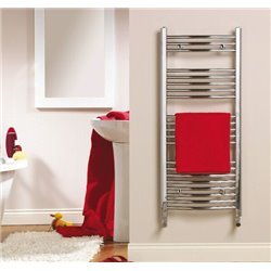 Radiateur sèche-serviettes électrique 1200 W ondulé blanc – Le Monde du Bain