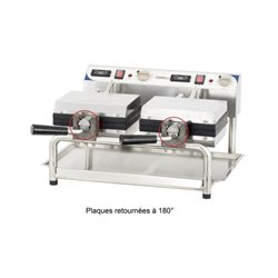 Gaufrier double ouverture 180° CG180D 3600 Watts 
