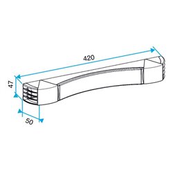 Kit Entrée d'air auto Ellia 30m3/h Blanc + auvent