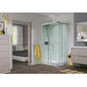 Cabine de douche Kineprime Glass 100 angle CA723TTN Kinedo