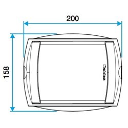 Bouche Autoréglable Bap'Si Twin Sans fût 15 m3/h