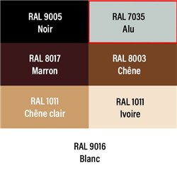 Auvent menuiserie Alu pour Emma, EA, Ellia, EHB², EHL