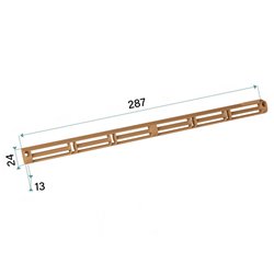 Mini Auvent Standard menuiserie Chêne Clair pour Mini Emma et Mini EA