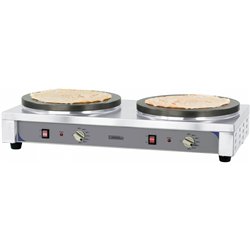 Crêpière double ronde premium CCD40EP Ø400 mm 2700 Watts