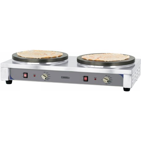Crêpière double ronde premium CCD40EP Ø400 mm 2700 Watts