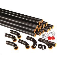 Kit réseau clipsable ø44 mm pour 1 prise