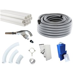 Kit d'installation pour système de flexible rétractable pour mur en briques