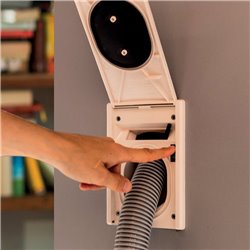 Kit d'installation pour système de flexible rétractable pour mur en briques