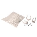 Lot de 20 Colliers Ø51mm Blanc