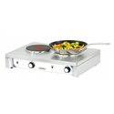 Réchaud CRED électrique double commandes manuelles