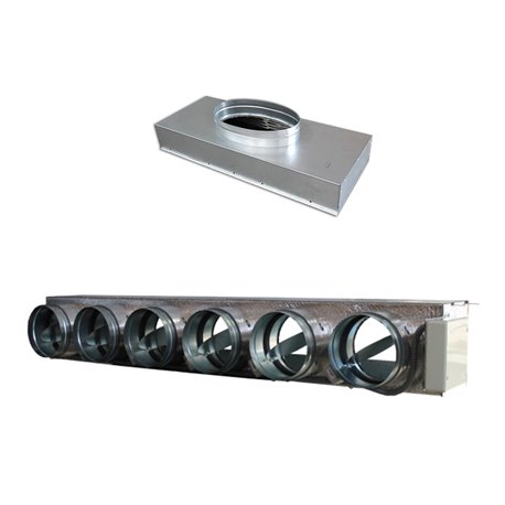 Pack Plénum EasyZone Medium sans VMC 6 sorties pour gainable Daikin FBA-FBQ-FXSQ 60/71
