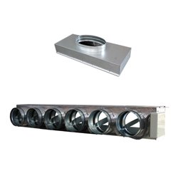 Pack Plénum EasyZone Medium sans VMC 6 sorties pour gainable Panasonic S 60/71 PF1E5 et S 60/71 MF2E5