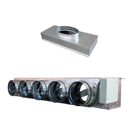 Pack Plénum EasyZone Medium sans VMC 5 sorties pour gainable Toshiba RAV-SM806BTP-E