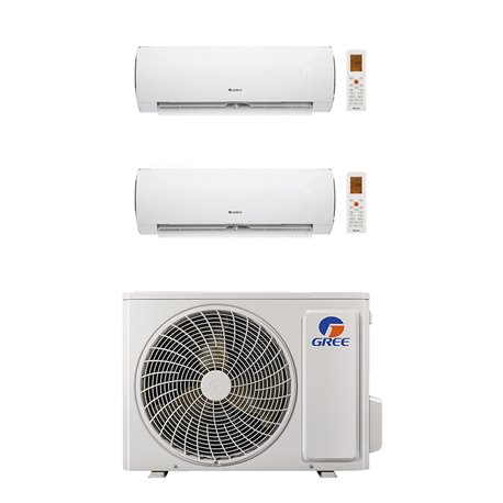 Climatiseur bi split Fair 3NGR4525, Tailles 9 + 9 Blanc R32 Climatiseur bi split Fair 3NGR4525, Tailles 9 + 9 Blanc R32