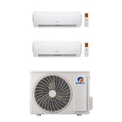 Climatiseur bi split Fair 3NGR4525, Tailles 9 + 9 Blanc R32