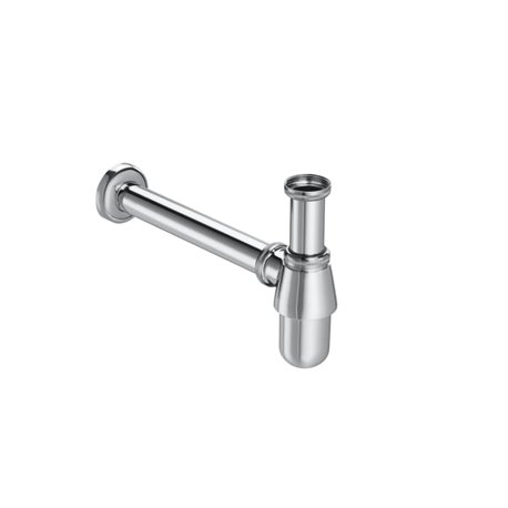Siphon laiton chromé pour lavabo/vasque 250 mm