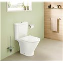 WC à poser The Gap Round évacuation duale 37x79x65,5 cm
