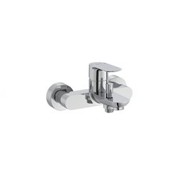 Mitigeur bain-douche mural avec inverseur automatique Cala Chromé