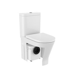 WC à poser The Gap Round avec boyeur intégré 36x81x64 cm