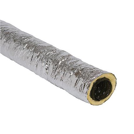 Tuyau flexible en aluminium 3 m Ø 125 mm, tube flexible en