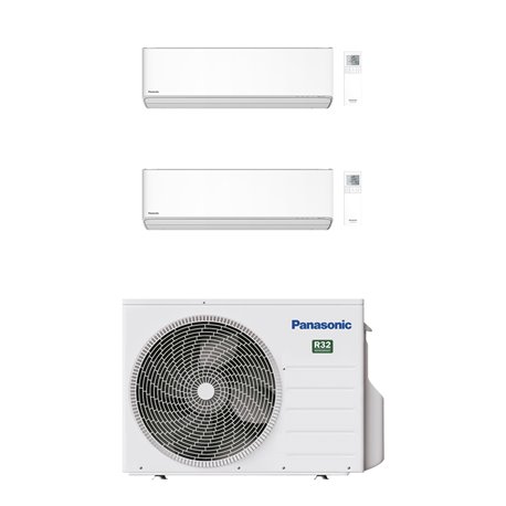 Climatiseur bi split Etherea CU-2Z50TBE, Tailles 25 + 25 Blanc Mat R32
