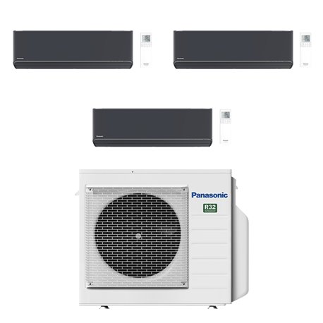 Climatiseur tri split Etherea CU-3Z68TBE, Tailles 20 + 20 + 35 Graphite R32 Climatiseur tri split Etherea CU-3Z68TBE, Tailles 20 + 20 + 35 Graphite R32