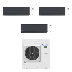 Climatiseur tri split Etherea CU-4Z80TBE, Tailles 20 + 20 + 25 Graphite R32