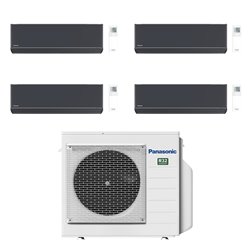 Climatiseur quadri split Etherea CU-4Z68TBE, Tailles 20 + 20 + 25 + 35 Graphite R32