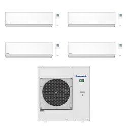 Climatiseur quadri split Etherea CU-5Z90TBE, Tailles 16 + 20 + 42 + 42 Blanc Mat R32