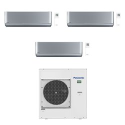 Climatiseur tri split Etherea CU-4Z80TBE, Tailles 20 + 20 + 50 Gris Argenté R32